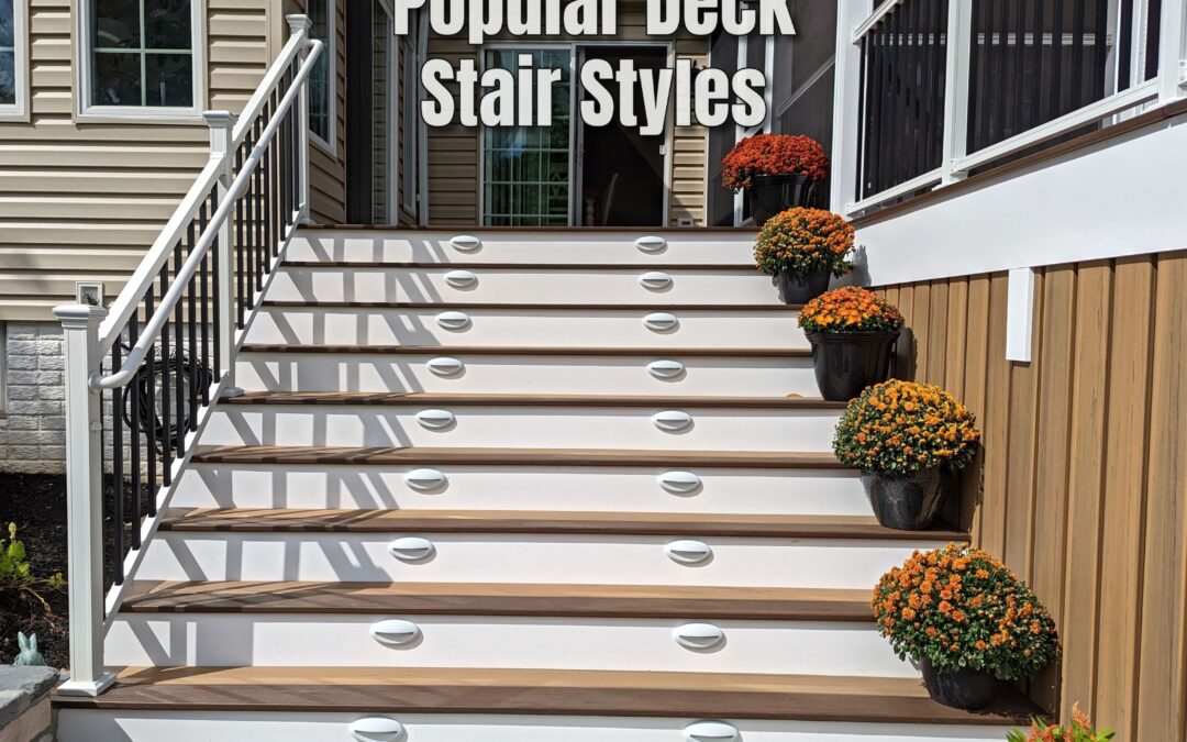Popular Deck Stair Styles