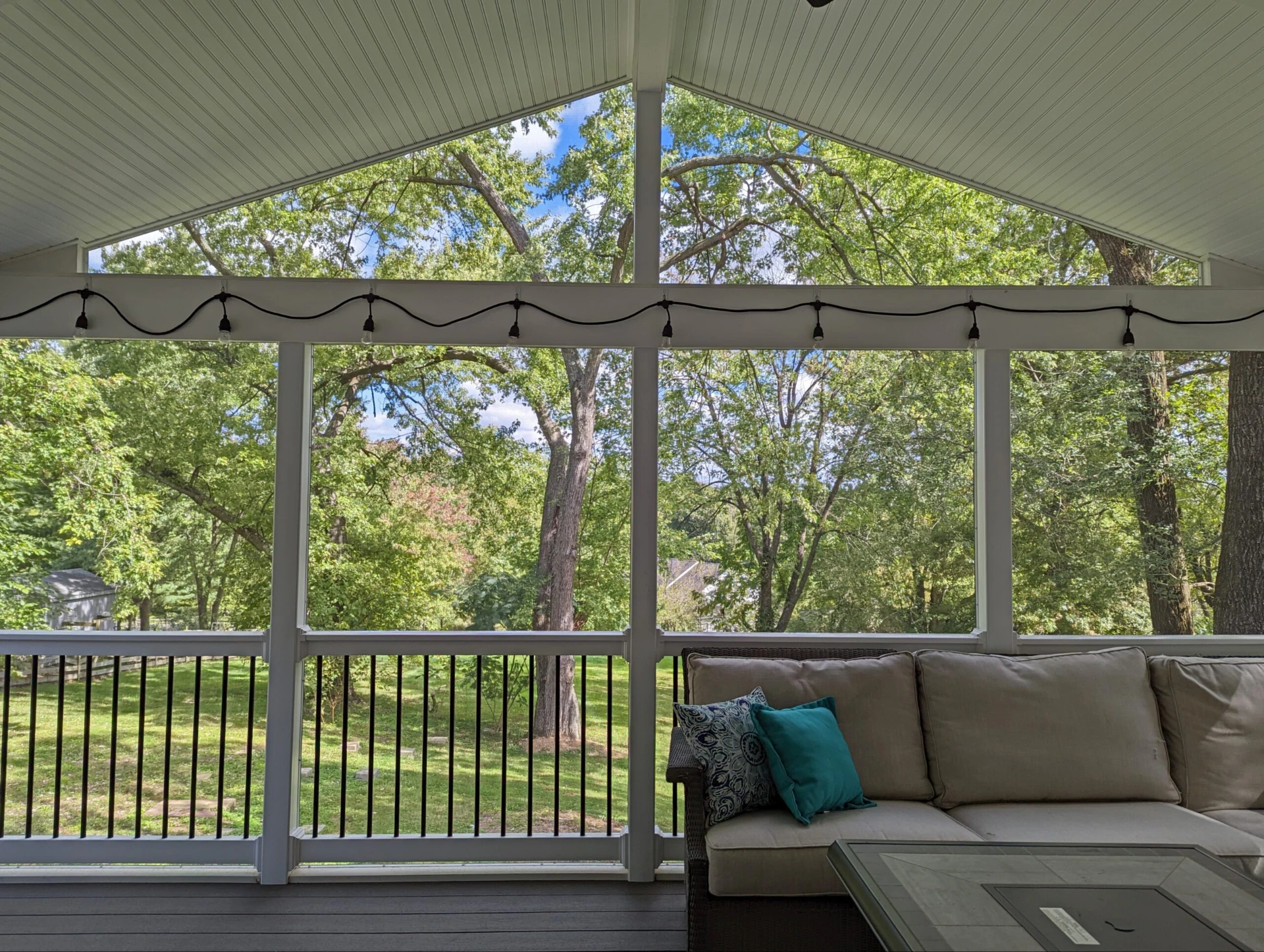 Custom Screened Porch with Azek Coastline scaled