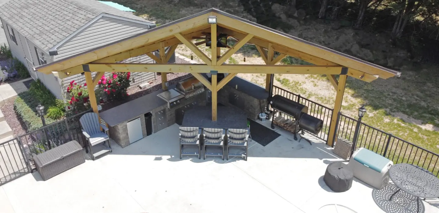 Outdoor Kitchen with Pavilion 1 scaled