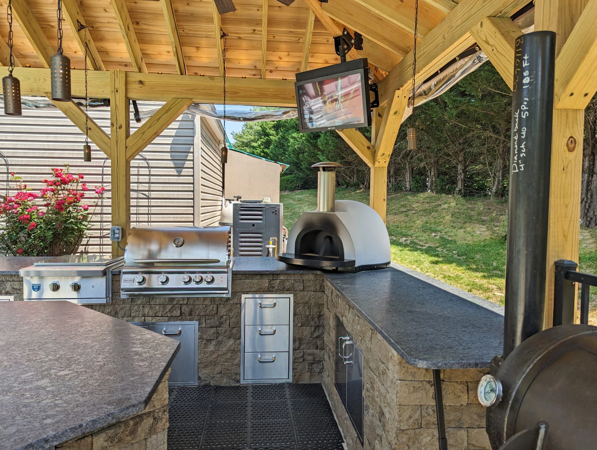 Outdoor Pavilion with Kitchen scaled