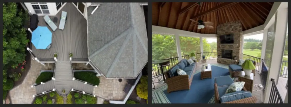 Screen porch Cedarbrook